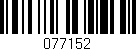 Código de barras (EAN, GTIN, SKU, ISBN): '077152'