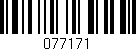 Código de barras (EAN, GTIN, SKU, ISBN): '077171'