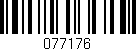 Código de barras (EAN, GTIN, SKU, ISBN): '077176'