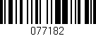 Código de barras (EAN, GTIN, SKU, ISBN): '077182'