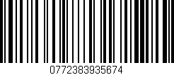 Código de barras (EAN, GTIN, SKU, ISBN): '0772383935674'