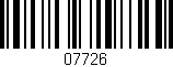 Código de barras (EAN, GTIN, SKU, ISBN): '07726'