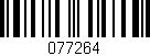 Código de barras (EAN, GTIN, SKU, ISBN): '077264'