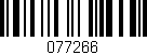 Código de barras (EAN, GTIN, SKU, ISBN): '077266'