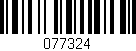 Código de barras (EAN, GTIN, SKU, ISBN): '077324'