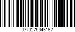 Código de barras (EAN, GTIN, SKU, ISBN): '0773279345157'