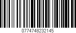 Código de barras (EAN, GTIN, SKU, ISBN): '0774748232145'