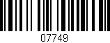 Código de barras (EAN, GTIN, SKU, ISBN): '07749'