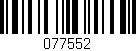 Código de barras (EAN, GTIN, SKU, ISBN): '077552'