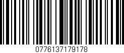 Código de barras (EAN, GTIN, SKU, ISBN): '0776137179178'