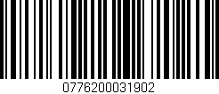 Código de barras (EAN, GTIN, SKU, ISBN): '0776200031902'
