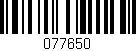 Código de barras (EAN, GTIN, SKU, ISBN): '077650'