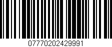 Código de barras (EAN, GTIN, SKU, ISBN): '07770202429991'