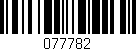 Código de barras (EAN, GTIN, SKU, ISBN): '077782'