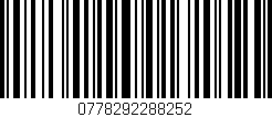 Código de barras (EAN, GTIN, SKU, ISBN): '0778292288252'