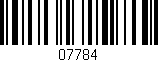 Código de barras (EAN, GTIN, SKU, ISBN): '07784'