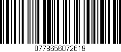Código de barras (EAN, GTIN, SKU, ISBN): '0778656072619'