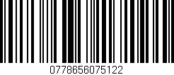 Código de barras (EAN, GTIN, SKU, ISBN): '0778656075122'