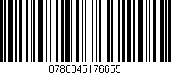 Código de barras (EAN, GTIN, SKU, ISBN): '0780045176655'