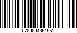 Código de barras (EAN, GTIN, SKU, ISBN): '0780804861952'