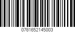 Código de barras (EAN, GTIN, SKU, ISBN): '0781652145003'