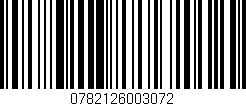 Código de barras (EAN, GTIN, SKU, ISBN): '0782126003072'