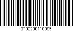 Código de barras (EAN, GTIN, SKU, ISBN): '0782290110095'