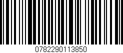 Código de barras (EAN, GTIN, SKU, ISBN): '0782290113850'