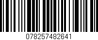 Código de barras (EAN, GTIN, SKU, ISBN): '078257482641'