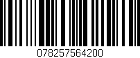 Código de barras (EAN, GTIN, SKU, ISBN): '078257564200'