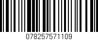 Código de barras (EAN, GTIN, SKU, ISBN): '078257571109'