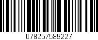 Código de barras (EAN, GTIN, SKU, ISBN): '078257589227'