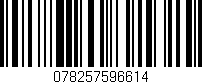 Código de barras (EAN, GTIN, SKU, ISBN): '078257596614'