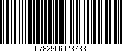 Código de barras (EAN, GTIN, SKU, ISBN): '0782906023733'