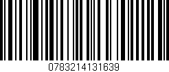 Código de barras (EAN, GTIN, SKU, ISBN): '0783214131639'