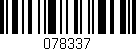 Código de barras (EAN, GTIN, SKU, ISBN): '078337'
