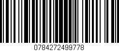 Código de barras (EAN, GTIN, SKU, ISBN): '0784272499778'