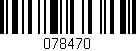Código de barras (EAN, GTIN, SKU, ISBN): '078470'