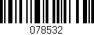 Código de barras (EAN, GTIN, SKU, ISBN): '078532'