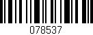 Código de barras (EAN, GTIN, SKU, ISBN): '078537'