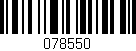 Código de barras (EAN, GTIN, SKU, ISBN): '078550'