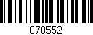Código de barras (EAN, GTIN, SKU, ISBN): '078552'