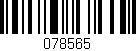 Código de barras (EAN, GTIN, SKU, ISBN): '078565'
