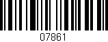 Código de barras (EAN, GTIN, SKU, ISBN): '07861'