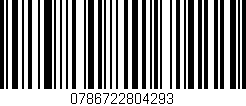 Código de barras (EAN, GTIN, SKU, ISBN): '0786722804293'