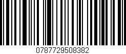 Código de barras (EAN, GTIN, SKU, ISBN): '0787729508382'