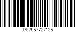 Código de barras (EAN, GTIN, SKU, ISBN): '0787957727135'