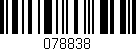 Código de barras (EAN, GTIN, SKU, ISBN): '078838'