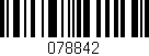 Código de barras (EAN, GTIN, SKU, ISBN): '078842'