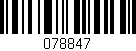 Código de barras (EAN, GTIN, SKU, ISBN): '078847'
